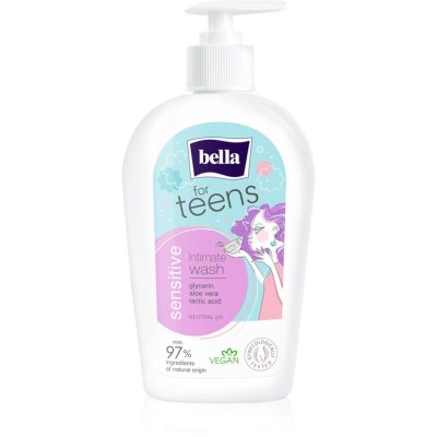 BELLA For Teens Sensitive gel pro intimní hygienu pro dívky 300 ml - parfo.cz