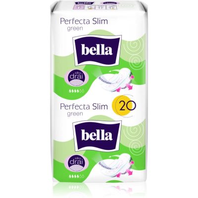 BELLA Perfecta Slim Green vložky 20 ks - parfo.cz