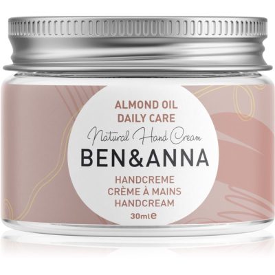 BEN&ANNA Natural Hand Cream Daily Care krém na ruce s mandlovým olejem 30 ml - parfo.cz