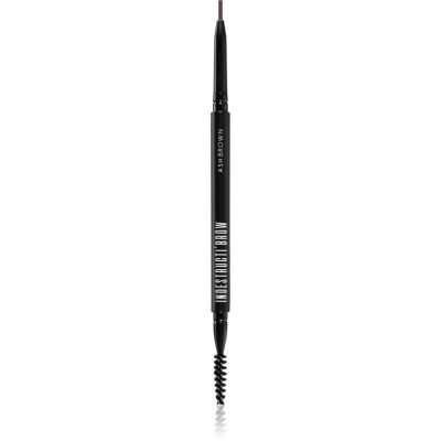 BPerfect IndestructiBrow Pencil dlouhotrvající tužka na obočí s kartáčkem odstín Ash Brown 10 g - parfo.cz