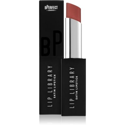 BPerfect Lip Library Satin krémová rtěnka odstín Revenge 3 g - parfo.cz