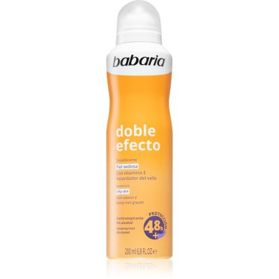 Babaria Deodorant Double Effect antiperspirant ve spreji na zpomalení růstu chloupků 200 ml - parfo.cz