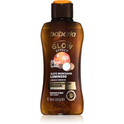 Babaria Glow Effect Monoi Tahiti rozjasňující olej na opalování 100 ml - parfo.cz