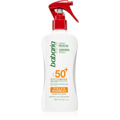 Babaria Sun Sensitive opalovací sprej pro citlivou pokožku SPF 50+ 200 ml - parfo.cz