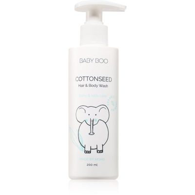 Baby Boo COTTONSEED Hair and Body Wash šampon a sprchový gel pro děti od narození 200 ml - parfo.cz