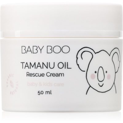 Baby Boo TAMANU OIL Rescue Cream zklidňující dětský krém pro děti od narození 50 ml - parfo.cz