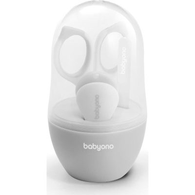 BabyOno Take Care manikúrní set pro děti Grey - parfo.cz