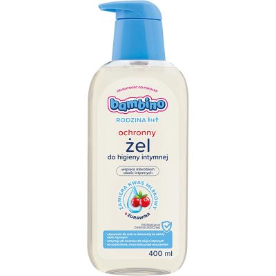 Bambino Family Protective Intimate Hygiene Gel gel na intimní hygienu Cranberry 400 ml - parfo.cz