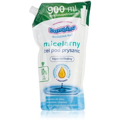 Bambino Family Refill Micellar micelární sprchový gel náhradní náplň 900 ml - parfo.cz
