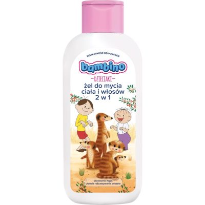 Bambino Kids Bolek and Lolek sprchový gel a šampon 2 v 1 Meerkat 400 ml - parfo.cz