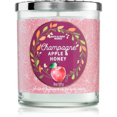 Bath & Body Works Champagne Apple & Honey vonná svíčka 227 g - parfo.cz
