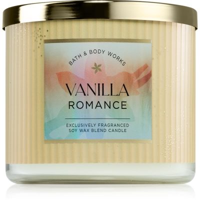 Bath & Body Works Vanilla Romance vonná svíčka 411 g - parfo.cz