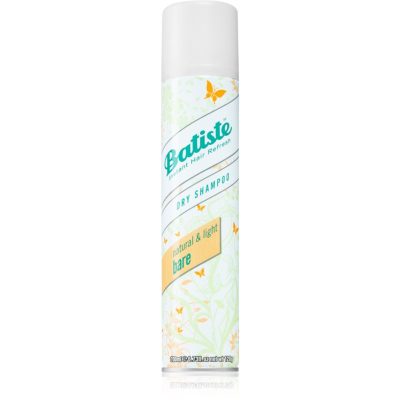 Batiste Natural & Light Bare suchý šampon pro absorpci přebytečného mazu a pro osvěžení vlasů 200 ml - parfo.cz
