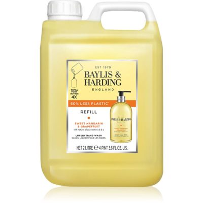 Baylis & Harding Sweet Mandarin & Grapefruit tekuté mýdlo na ruce náhradní náplň Refill 2000 ml - parfo.cz