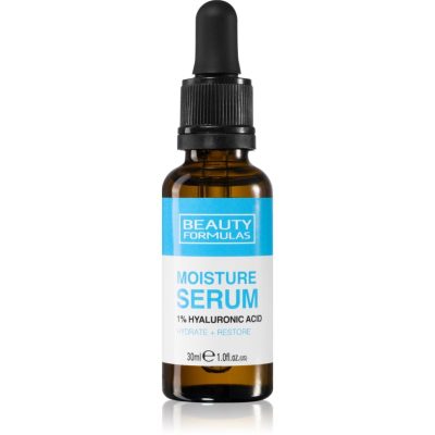 Beauty Formulas Moisture 1% Hyaluronic Acid intenzivně hydratační sérum 30 ml - parfo.cz