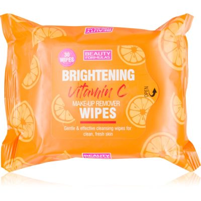 Beauty Formulas Vitamin C odličovací ubrousky na make-up s vitaminem C 25 ks - parfo.cz