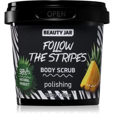 Beauty Jar Follow The Stripes tělový peeling s kokosovým olejem 200 g - parfo.cz