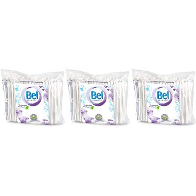 Bel Cotton vatové tyčinky výhodné balení 3x160 ks - parfo.cz