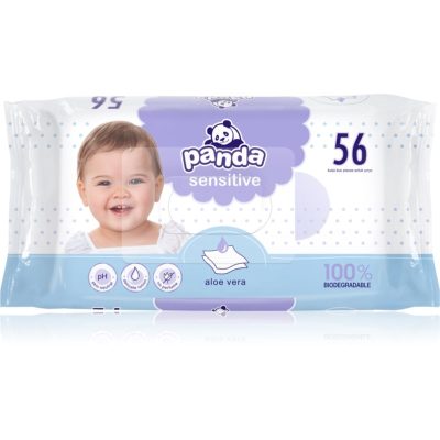 Bella Baby Happy Panda Sensitive vlhčené ubrousky pro děti 56 ks - parfo.cz