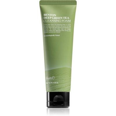 Benton Deep Green Tea hydratační čisticí pěna se zeleným čajem 120 g - parfo.cz