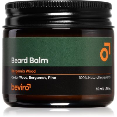Beviro Beard Balm Bergamia Wood balzám na vousy pro muže 50 ml - parfo.cz