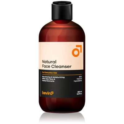 Beviro Natural Face Cleanser mycí gel na obličej pro muže 250 ml - parfo.cz
