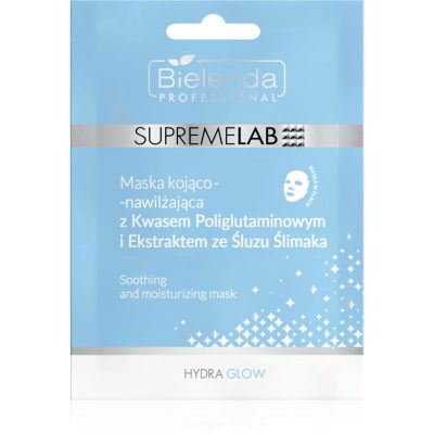 Bielenda Professional Supremelab Hydra Glow hydratační plátýnková maska s hlemýždím extraktem 1 ks - parfo.cz