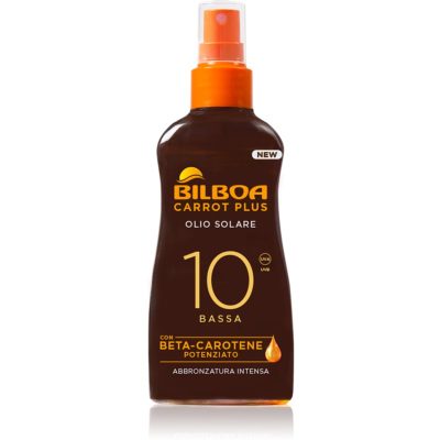 Bilboa Carrot Plus opalovací olej na obličej a tělo SPF 10 200 ml - parfo.cz