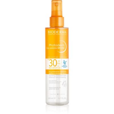 Bioderma Photoderm Eau solaire BRONZ opalovací sprej s bronzerem SPF 30 200 ml - parfo.cz