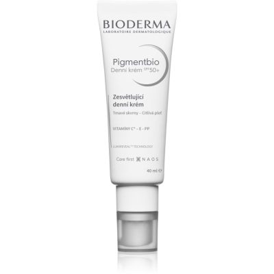 Bioderma Pigmentbio Daily Care SPF 50+ zesvětlující krém na pigmentové skvrny SPF 50+ 40 ml - parfo.cz