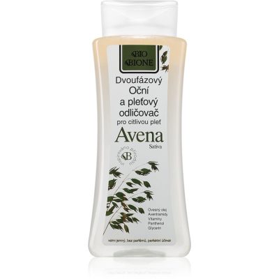 Bione Cosmetics Avena Sativa dvoufázový odličovač na obličej a oči 255 ml - parfo.cz