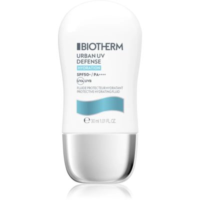 Biotherm Sun Care Urban UV Defénse Protective Hydrating Fluid SPF50+ hydratační krém na obličej s UV faktorem pro ženy 30x1 ml - parfo.cz