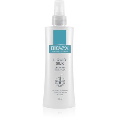 Biovax Keratin & Silk Smooth Booster hydratační kondicionér ve spreji 200 ml - parfo.cz
