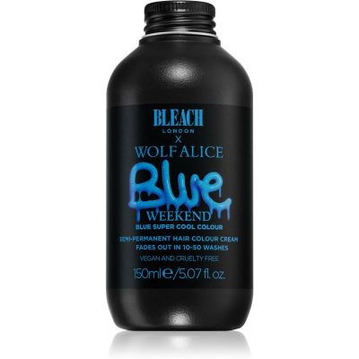 Bleach London Super Cool semi-permanentní barva na vlasy odstín Blue Weekend 150 ml - parfo.cz