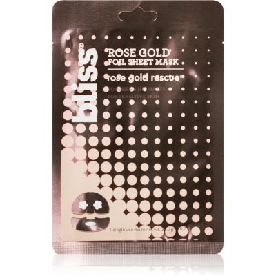 Bliss Rose Gold zklidňující a hydratační maska 20 g - parfo.cz