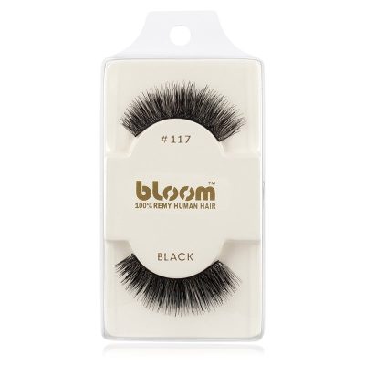Bloom Natural nalepovací řasy z přírodních vlasů No. 117 (Black) 1 cm - parfo.cz