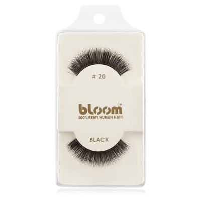 Bloom Natural nalepovací řasy z přírodních vlasů No. 20 (Black) 1 cm - parfo.cz