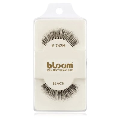 Bloom Natural nalepovací řasy z přírodních vlasů No. 747M (Black) 1 cm - parfo.cz