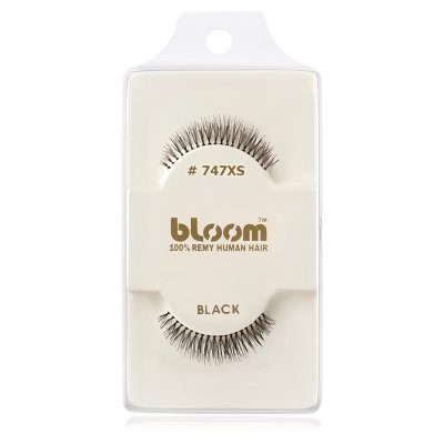 Bloom Natural nalepovací řasy z přírodních vlasů No. 747XS (Black) 1 cm - parfo.cz