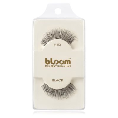Bloom Natural nalepovací řasy z přírodních vlasů No. 82 (Black) 1 cm - parfo.cz