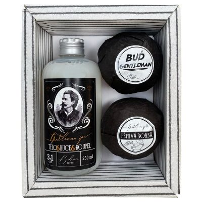 Bohemia Gifts & Cosmetics Gentlemen Spa dárková sada do vany pro muže - parfo.cz