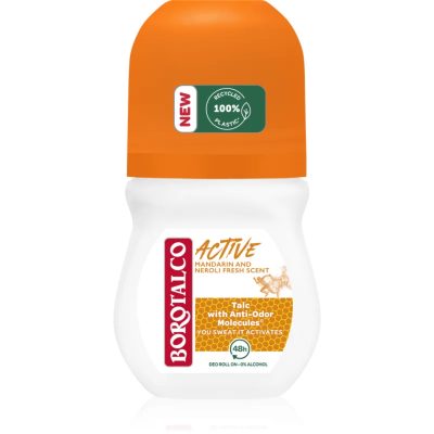 Borotalco Active Mandarin & Neroli osvěžující kuličkový deodorant roll-on 50 ml - parfo.cz