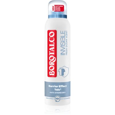 Borotalco Invisible Fresh deodorant ve spreji s 48hodinovým účinkem 150 ml - parfo.cz