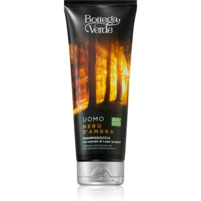 Bottega Verde Black Amber šampon a sprchový gel 2 v 1 200 ml - parfo.cz