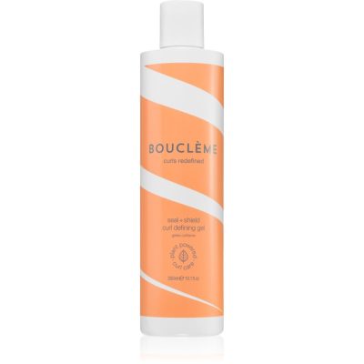 Bouclème Seal + Shield Curl Defining Gel stylingový gel pro zpevnění přirozeně vlnitých vlasů proti krepatění 300 ml - parfo.cz