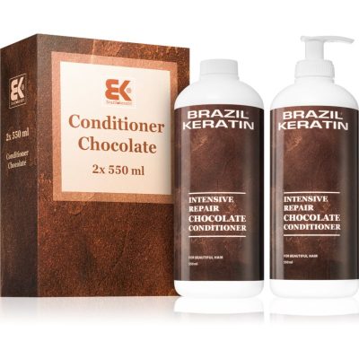 Brazil Keratin Chocolate Intensive Repair Conditioner výhodné balení pro poškozené vlasy - parfo.cz