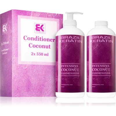 Brazil Keratin Coconut Conditioner výhodné balení pro výživu a hydrataci - parfo.cz
