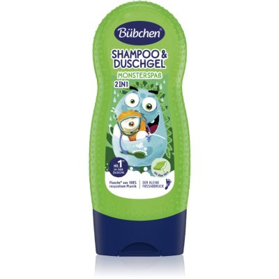 Bübchen Kids Monster Fun šampon a sprchový gel 2 v 1 3 y+ 230 ml - parfo.cz