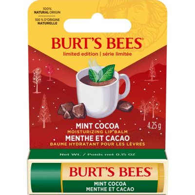 Burt’s Bees Festive hydratační balzám na rty příchuť Mint Cocoa 4