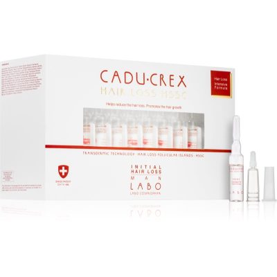 CADU-CREX Hair Loss HSSC Initial Hair Loss vlasová kúra pro muže proti začínajícímu vypadávání vlasů pro muže 40x3